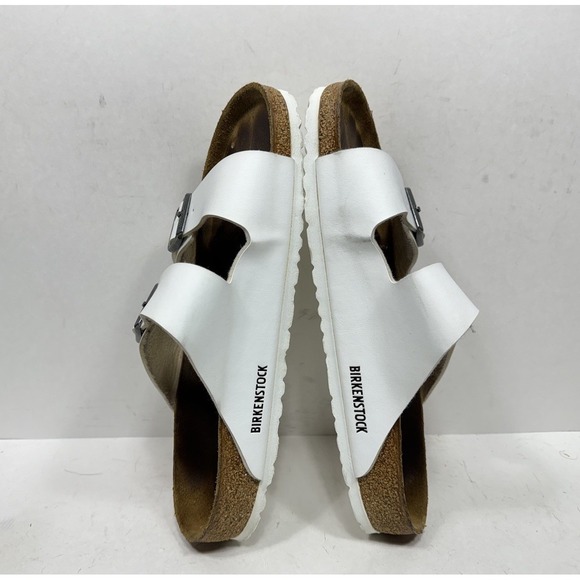Birkenstock Arizona Birko-Flor Slip-On Sandals White Mens Size 9 / 42‎ main image 6